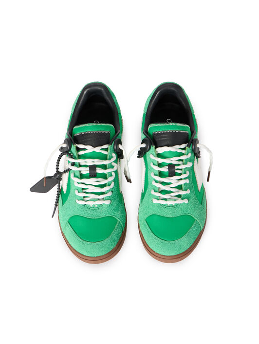 OFF WHITE New Slim Sneakers GREEN - PURE WHITE OMIA2ALS26FAB002
