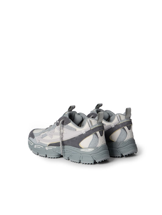 OFF WHITE Be Right Back Suede Sneakers GREY MELANGE - LIGHT GREY OWIA289F25LEA001