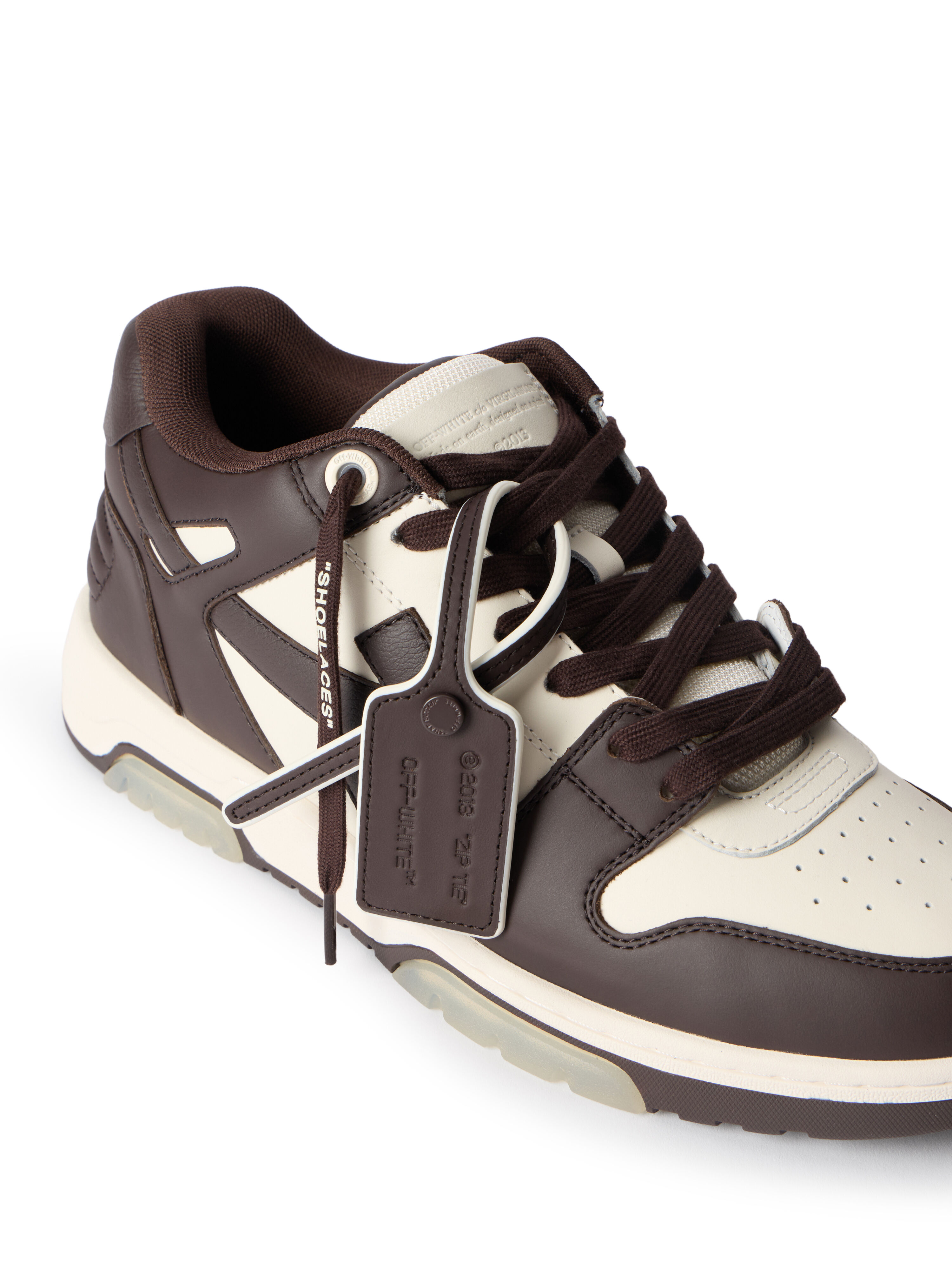 Out Of Office Sneakers in CHOCOLATE/ CREAM for Men | Off-White™