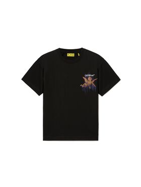 OFF WHITE T-Shirt Putti NERO OBAA002S25JER007