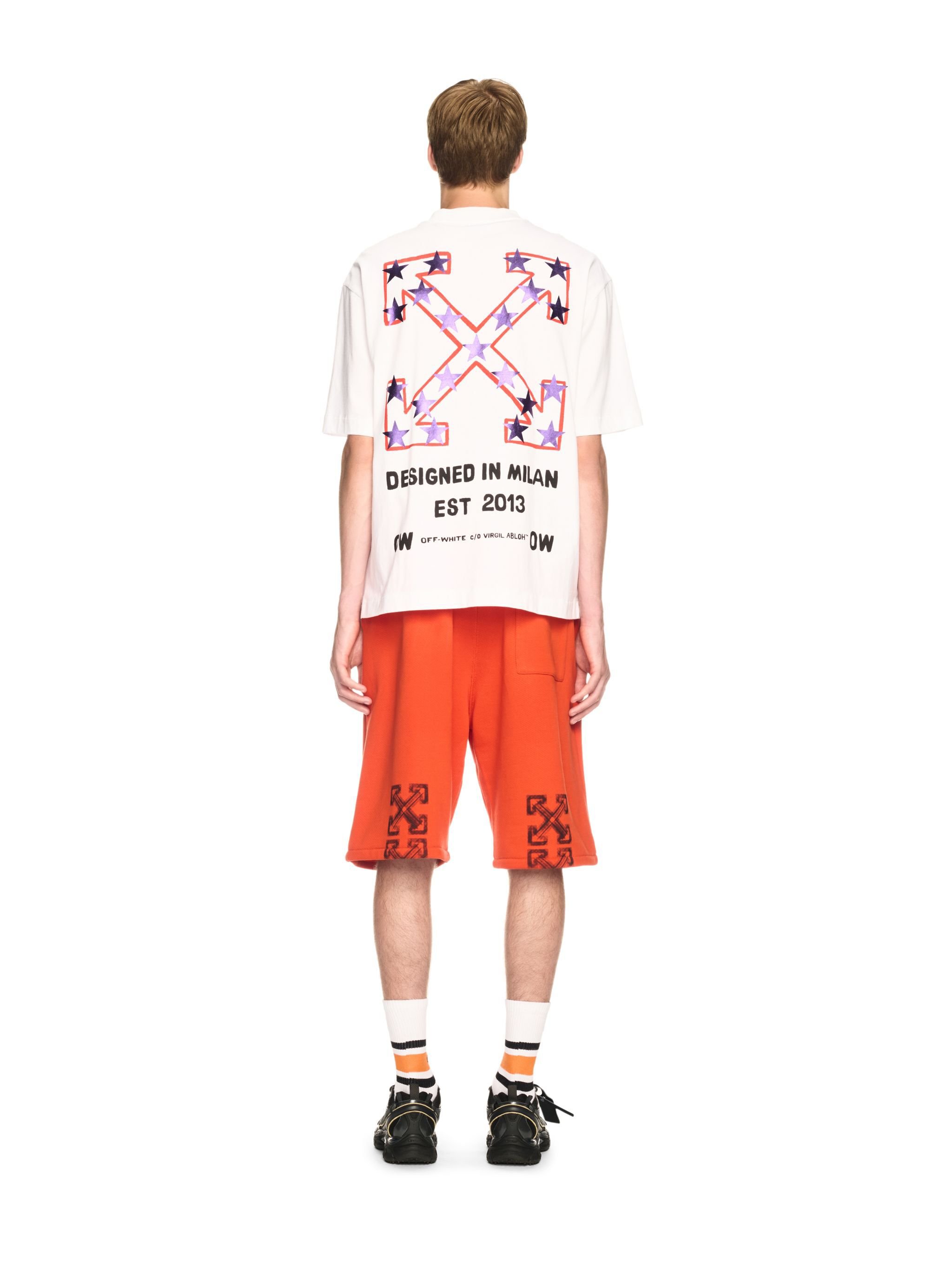 OFF WHITE Weisses T-Shirt Mit Stern Und Pfeil WEISS OMAA120S25JER008