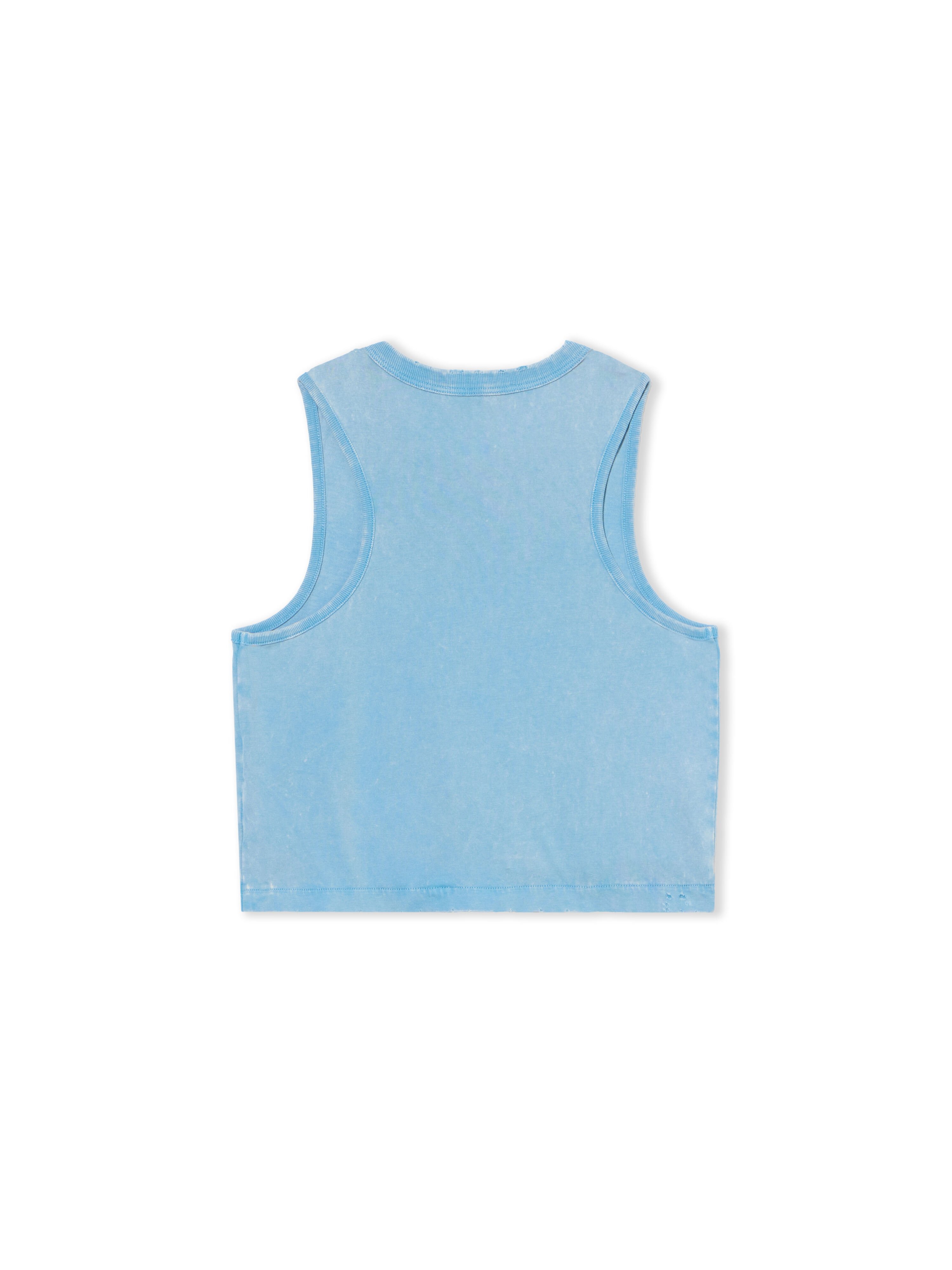 OFF WHITE Switch Off Cotton Top LIGHT BLUE - WHITE OWAD25MT25JER001