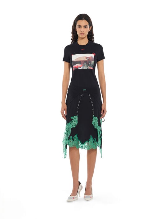 Miles Davis Architecture Slim T-Shirt OFF WHITE Miles Davis Architecture Slim T-Shirt Black-Black 2FA00774T