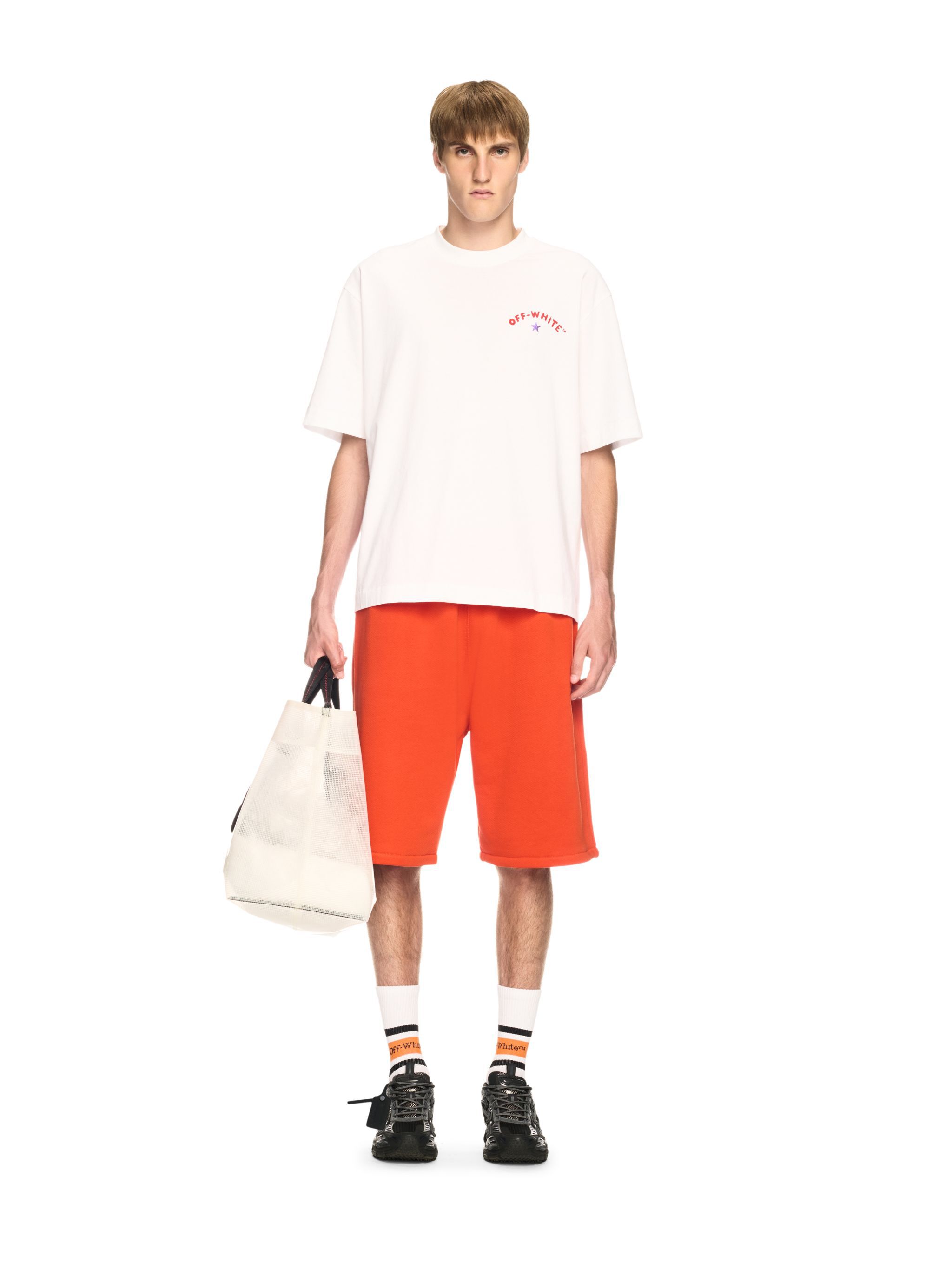 OFF WHITE Weisses T-Shirt Mit Stern Und Pfeil WEISS OMAA120S25JER008