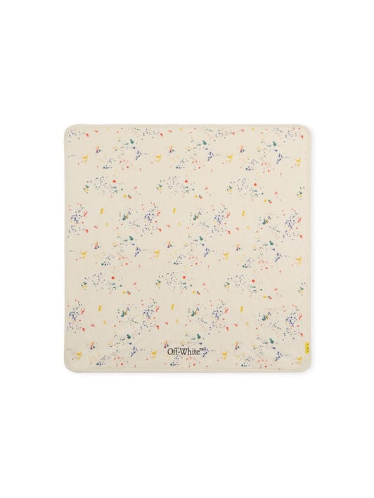 OFF WHITE Splat Blanket LIGHT GREY - MULTICOLOR OBXT001F25JER001