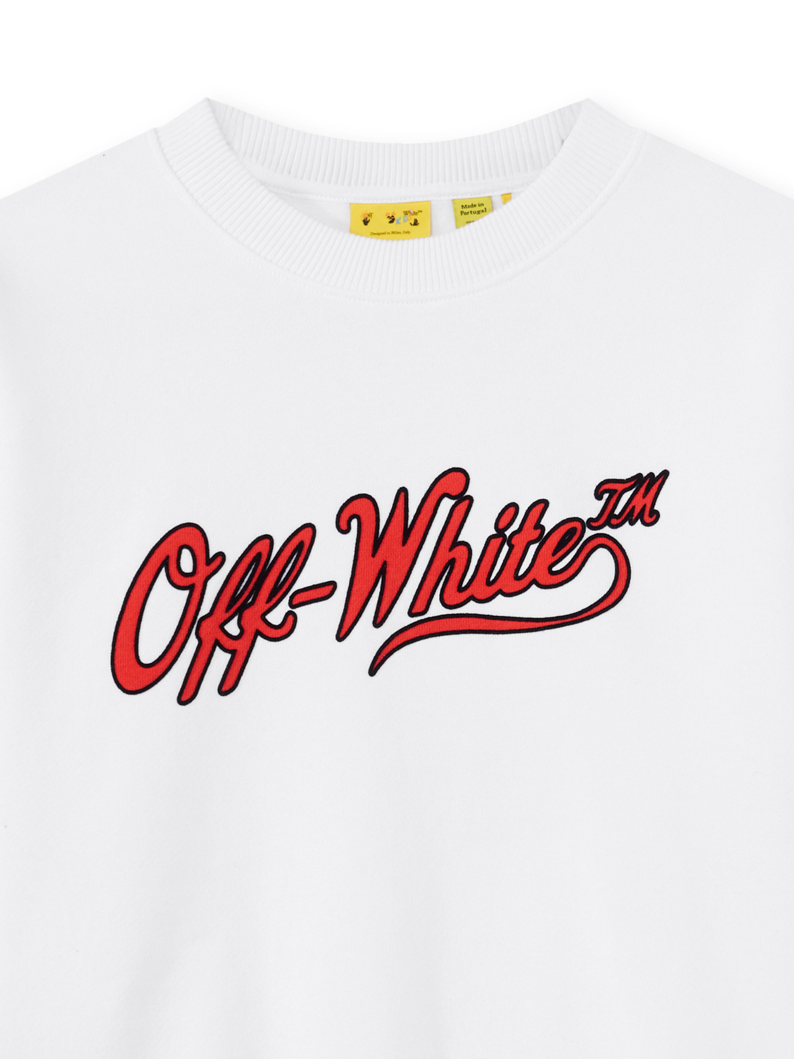 Vintage Logo Box Crewneck Sweatshirt OFF WHITE Vintage Logo Box Crewneck Sweatshirt WHITE 44GBA013F26F001