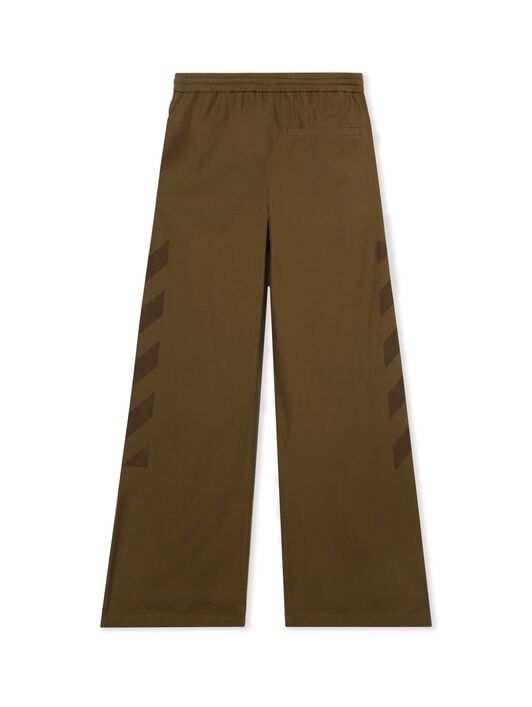 Diagonal Cotton Trackpants OFF WHITE Diagonal Cotton Trackpants BEECH/BEECH OMCJ03FF25FAB001