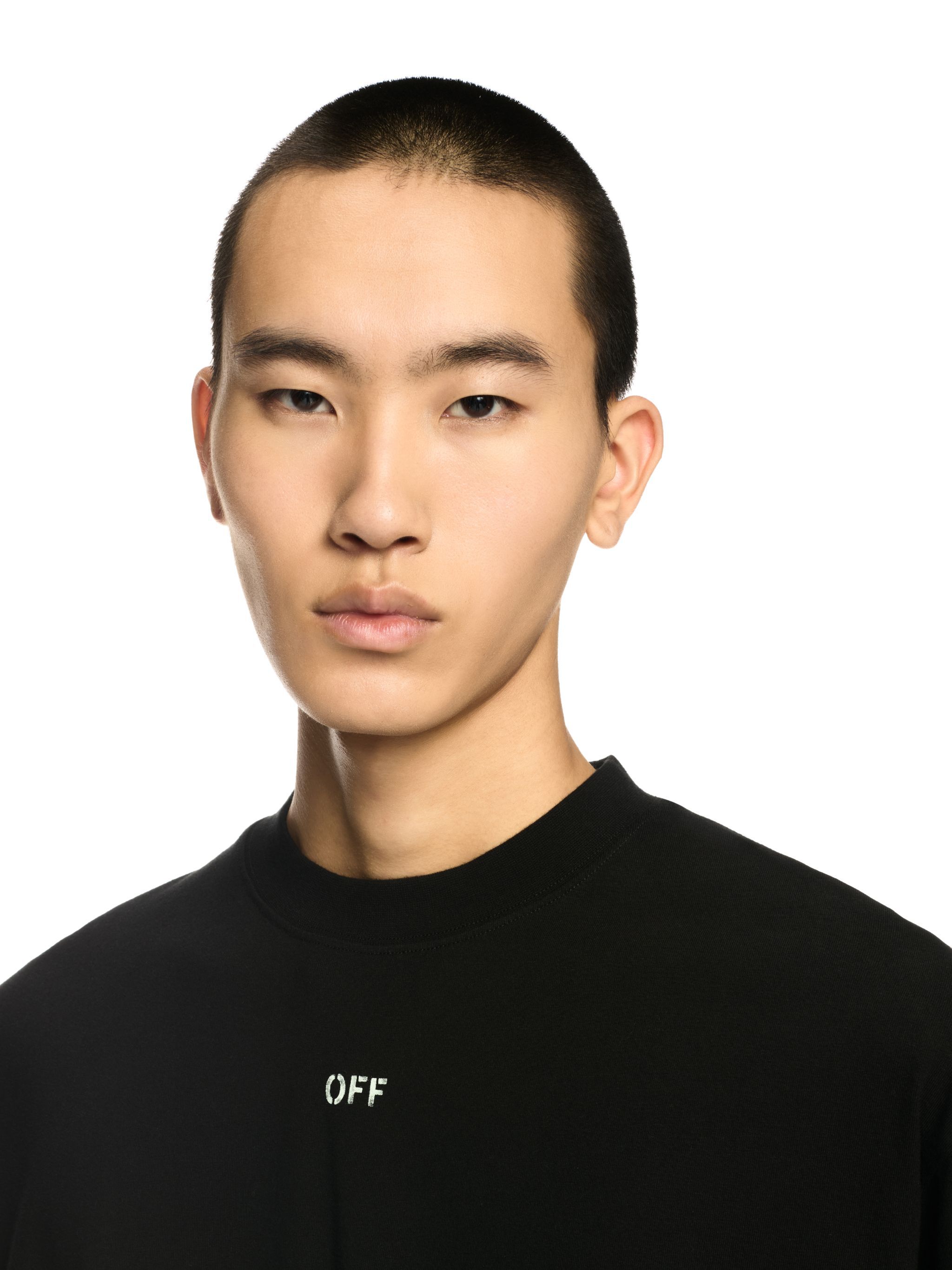 OFF WHITE Schwarzes Vibe Pfeil T-Shirt SCHWARZ OMAA120S25JER00F