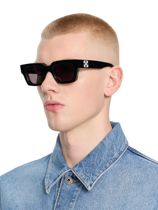 OFF WHITE Virgil Sunglasses BLACK OERI126C99PLA001
