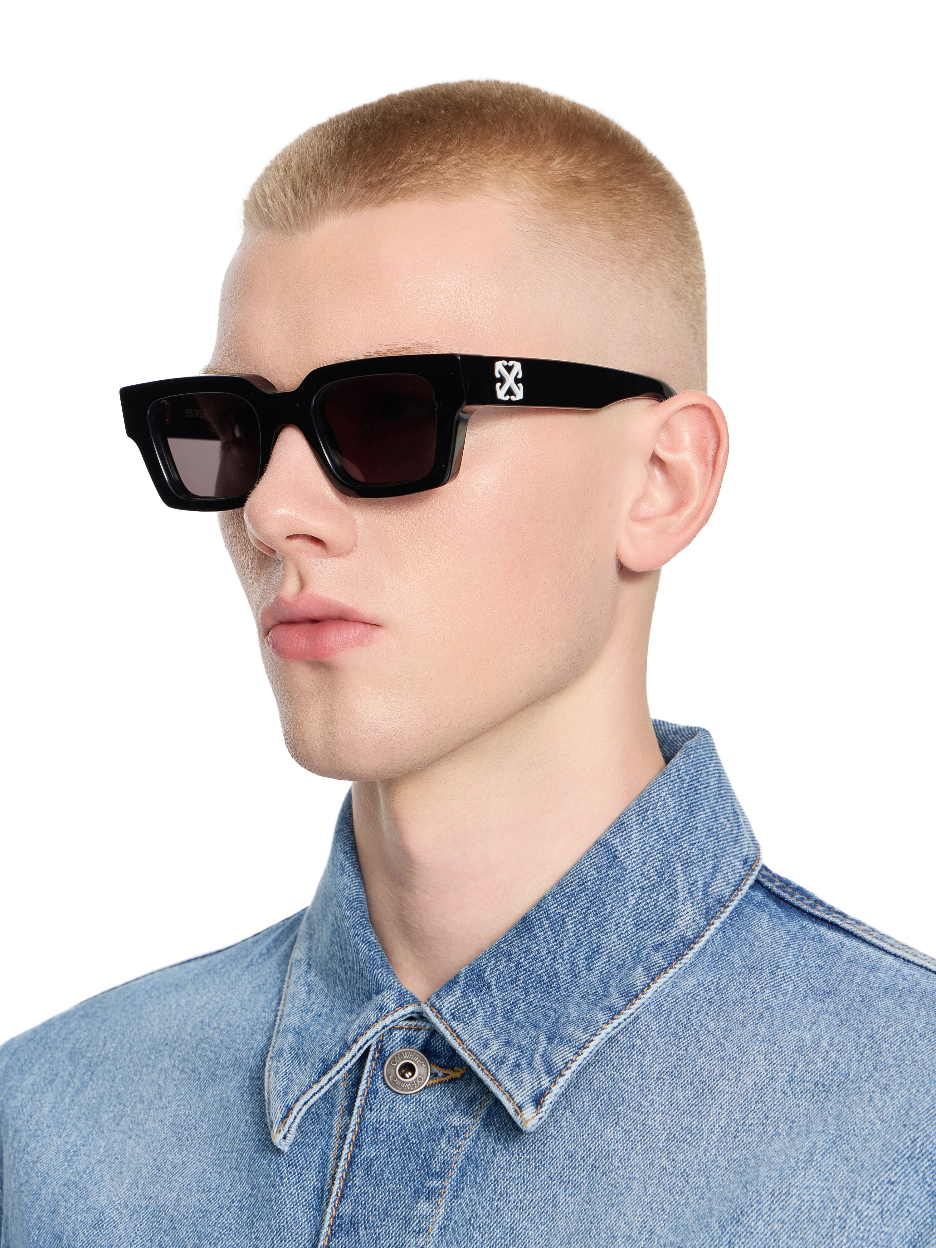 OFF WHITE Virgil Sunglasses BLACK OERI126C99PLA001