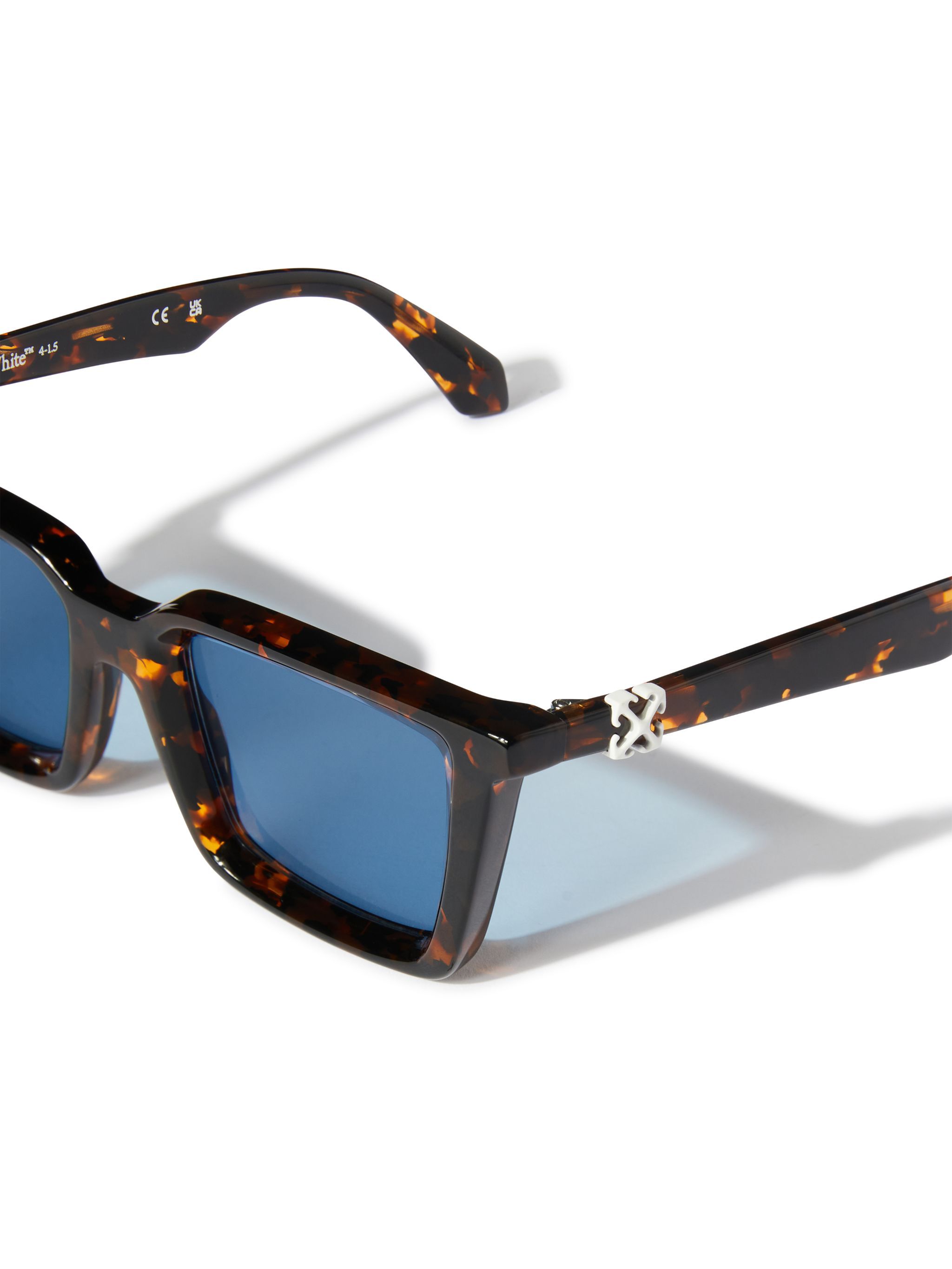 OFF WHITE Havana/Blaue Oregon Sonnenbrille BRAUN OERI145S25PLA001