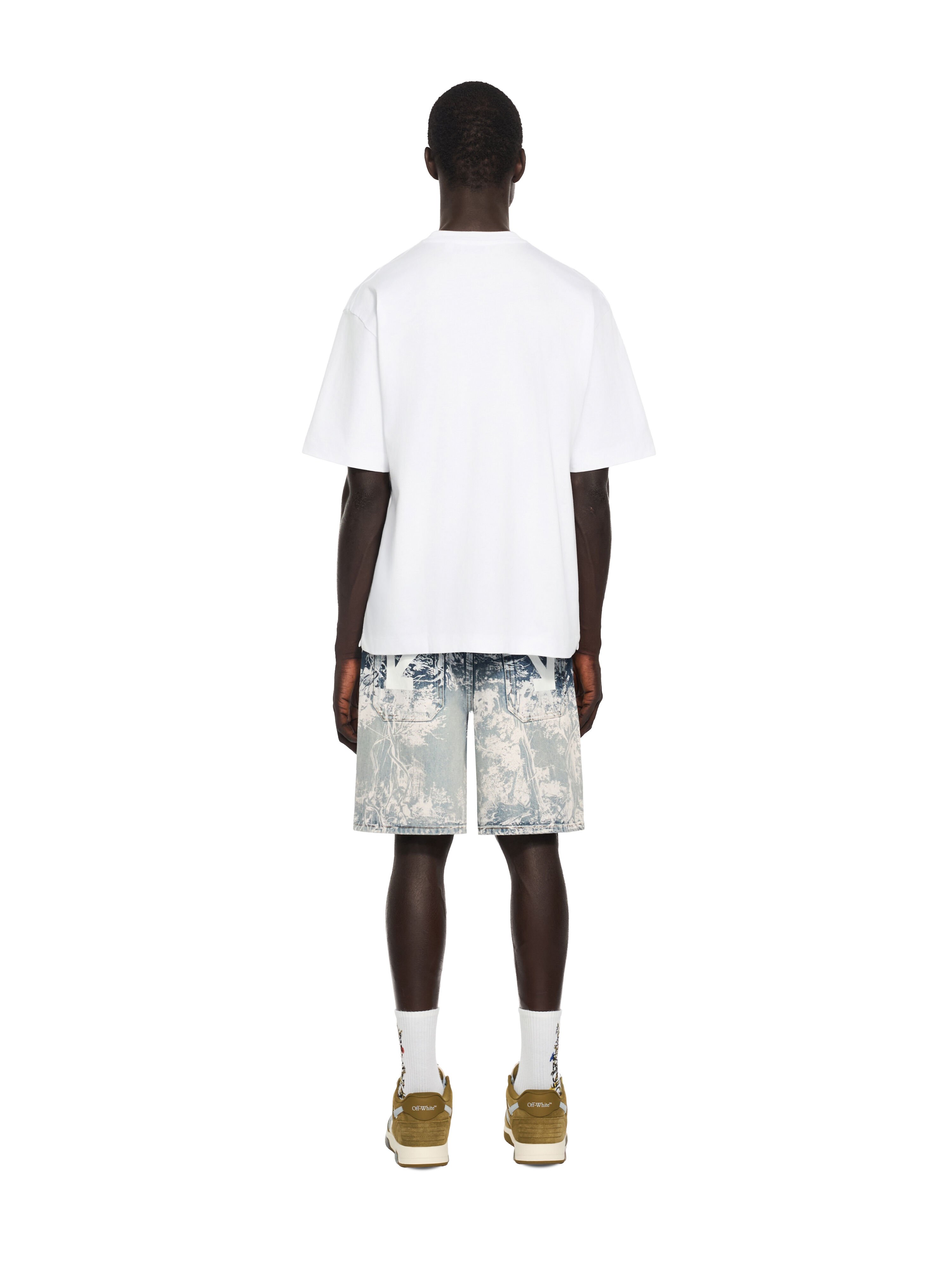 City Nature Denim Shorts OFF WHITE City Nature Denim Shorts OMBRE BLEACH BLUE 44MYC02CF26D002