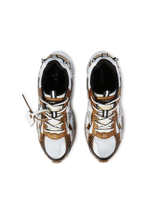 OFF WHITE Sneakers Be Right Back Argento/Bronzo MARRONE OMIA295S25FAB004