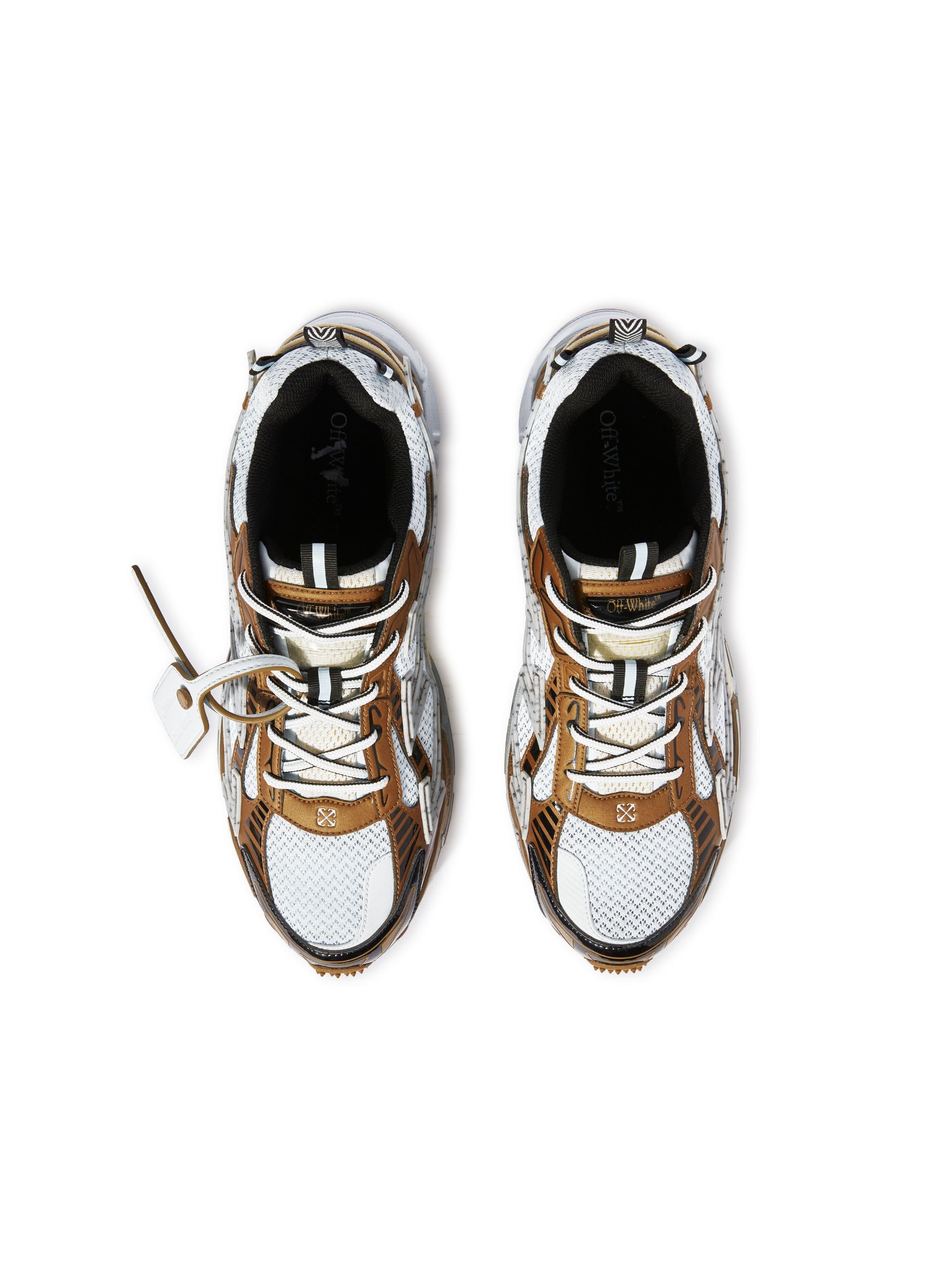 OFF WHITE Sneakers Be Right Back Argento/Bronzo MARRONE OMIA295S25FAB004