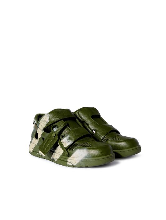 OFF WHITE Green Out Of Office Sandals GREEN OMIA29SZ25LEA001
