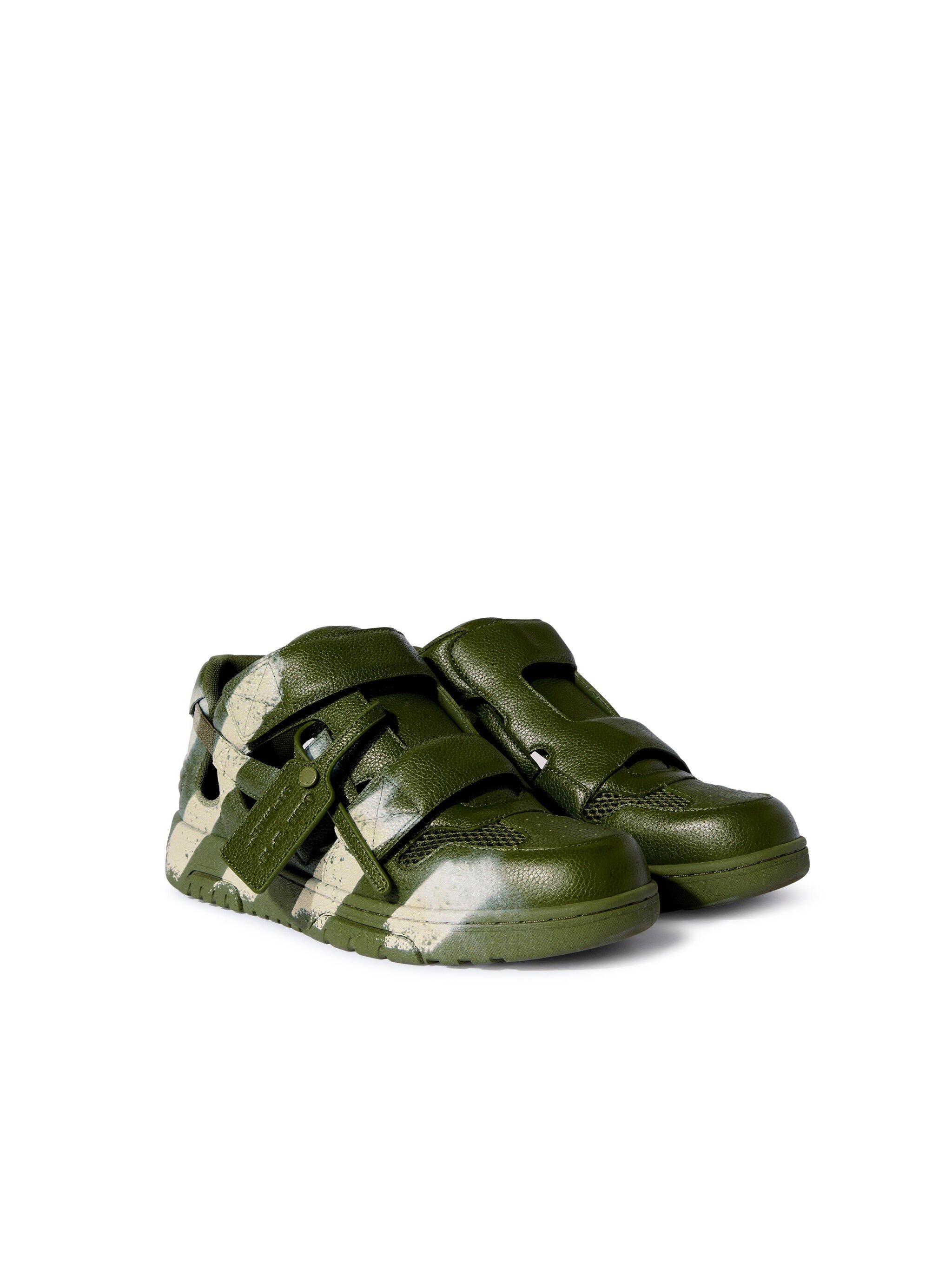OFF WHITE Green Out Of Office Sandals GREEN OMIA29SZ25LEA001
