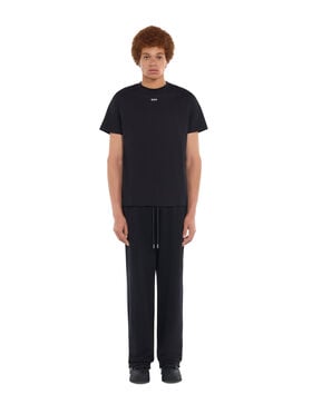 OFF WHITE Spray Can Diagonal Sweatpants BLACK 44MCH054F5001
