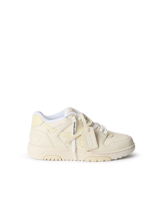 OFF WHITE Out Of Office Calf Leather Sneakers CHOCOLATE/ CREAM OMIA189C99LEA007