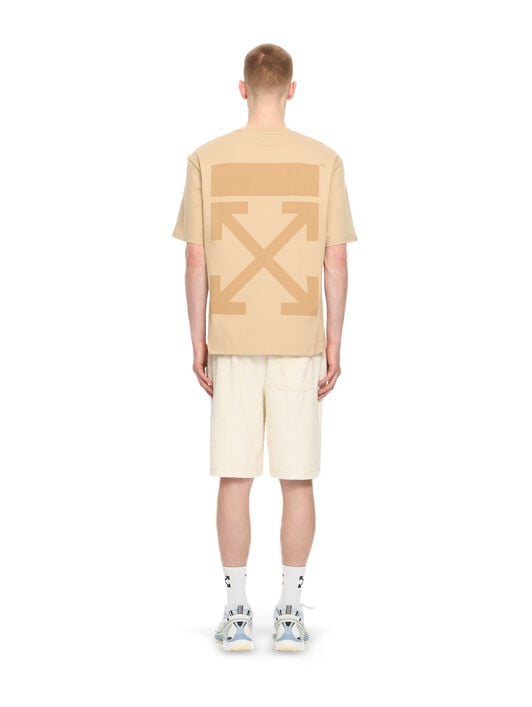 OFF WHITE Classic Arrow & Tab T-Shirt NIGHT SAND 44MAA120F5009