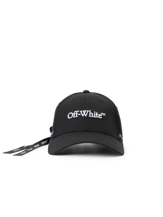 Bookish Tie Back Baseball Cap OFF WHITE Bookish Tie Back Baseball Cap BLACK OW7100210