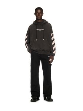 OFF WHITE ECM_CARPENTER JEANS BLACK OMYA18VG24DEN001