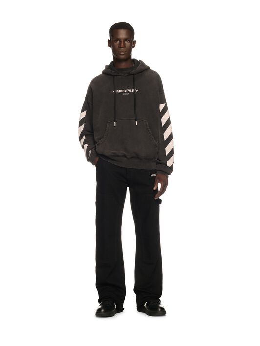 OFF WHITE ECM_CARPENTER JEANS BLACK OMYA18VG24DEN001