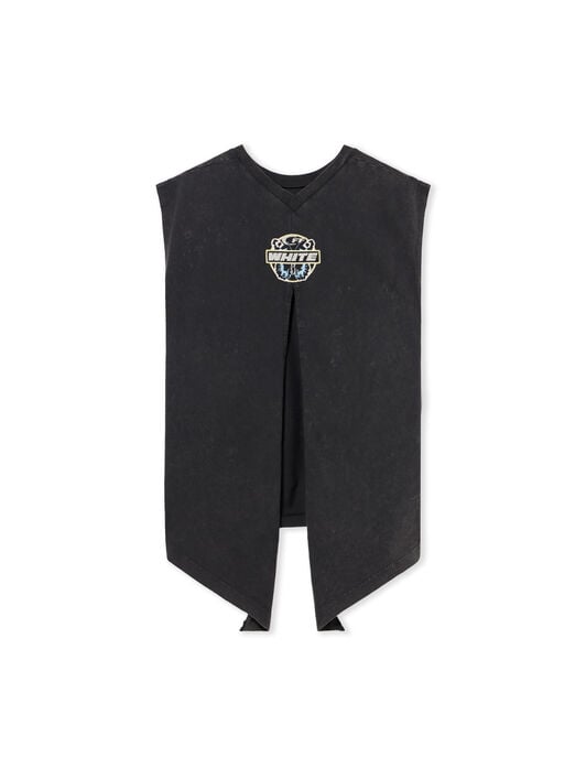 OFF WHITE Butterfly Patch Open Back Tan Marble Black-White 2AC019S26JER001