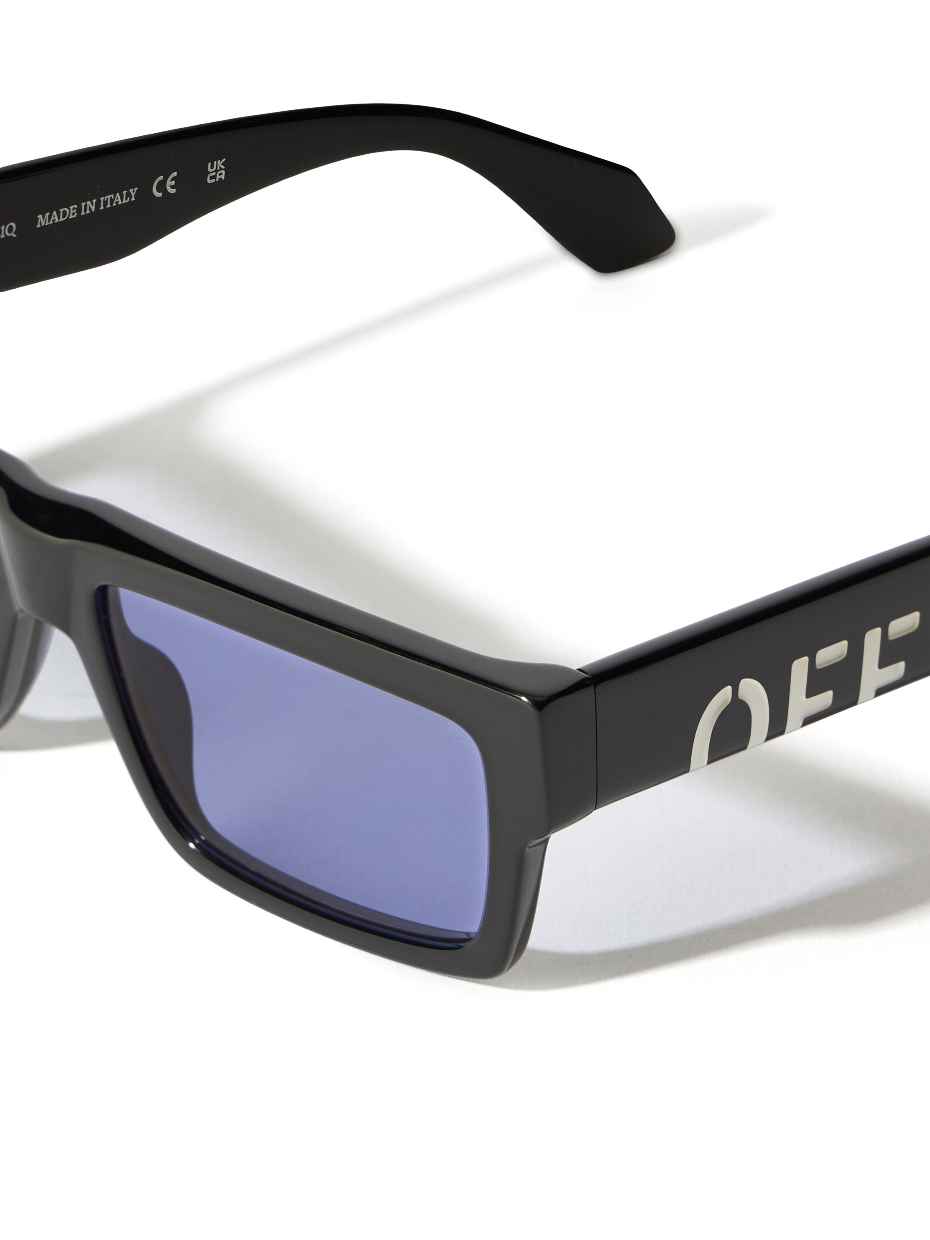 OFF WHITE Montgomery Light Purple Lens Sunglasses Shiny Black OW1035103756