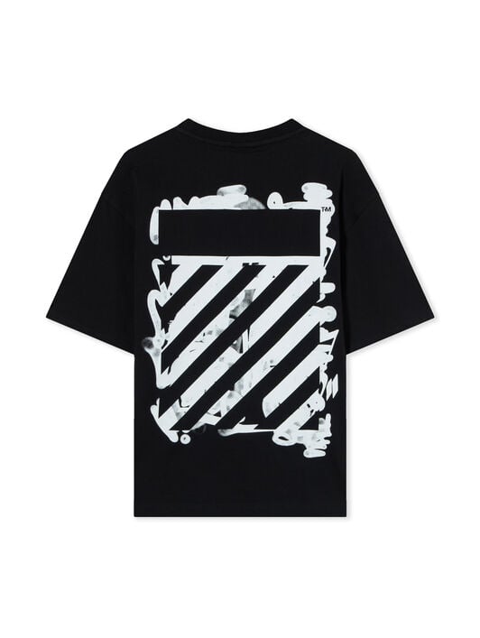 L/AB Graffiti Diagonal T-shirt LAB L/AB Graffiti Diagonal T-shirt BLACK 44LABF26T085