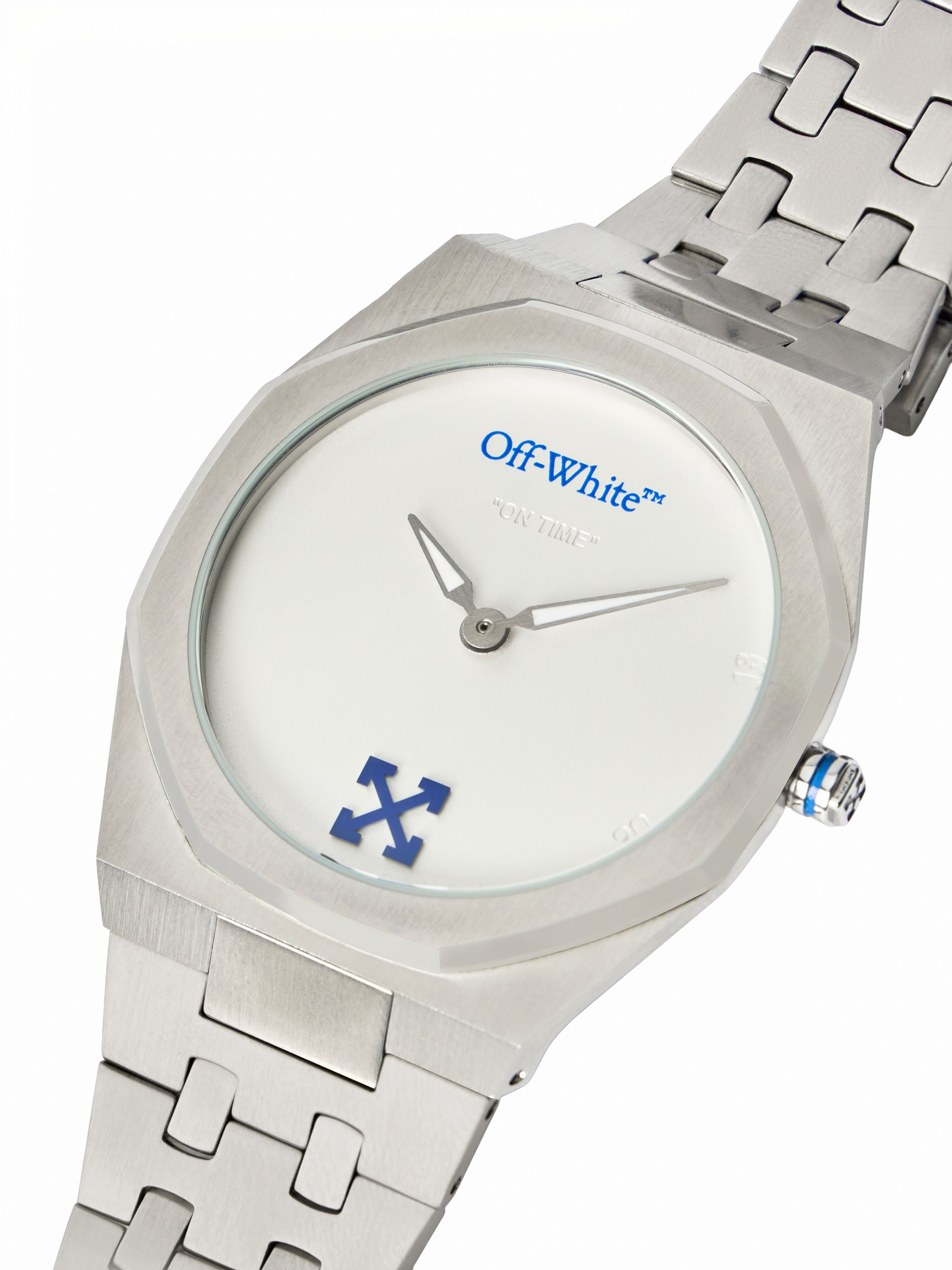 On Time Watch OFF WHITE On Time Watch Silver OW1G018M