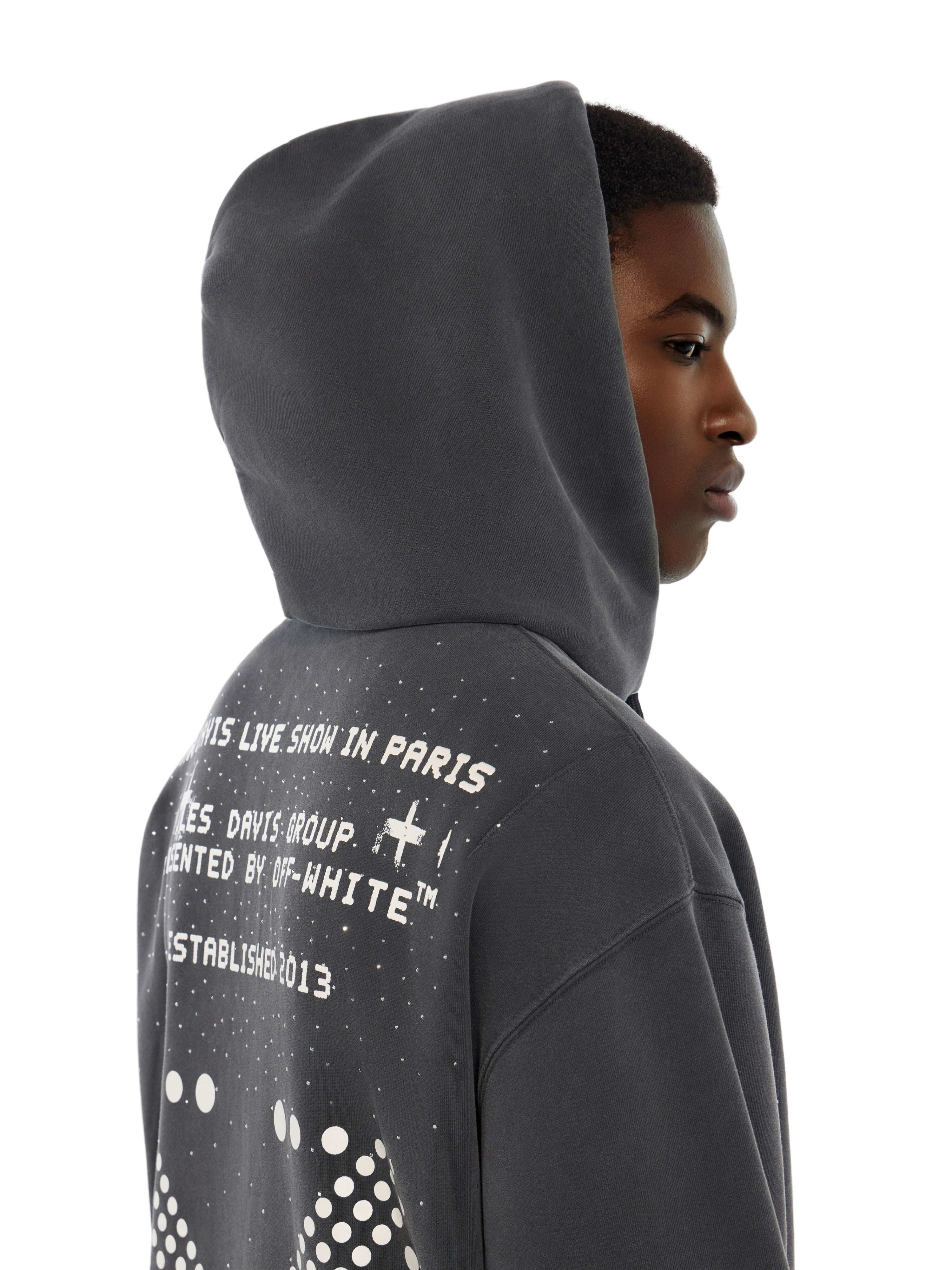 Miles Davis Stadium Regular Hoodie OFF WHITE Miles Davis Stadium Regular Hoodie BLACK 44MBB12NG26F001