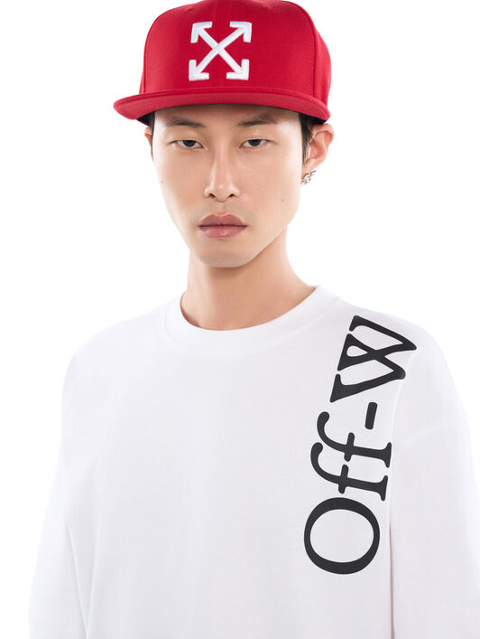 OFF WHITE Vertical Bookish Skate T-Shirt WHITE 44MAA120F26J010