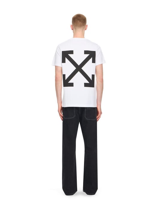 OFF WHITE Slim Fit Graphic S/S T-Shirt WHITE 44OWOS26T060
