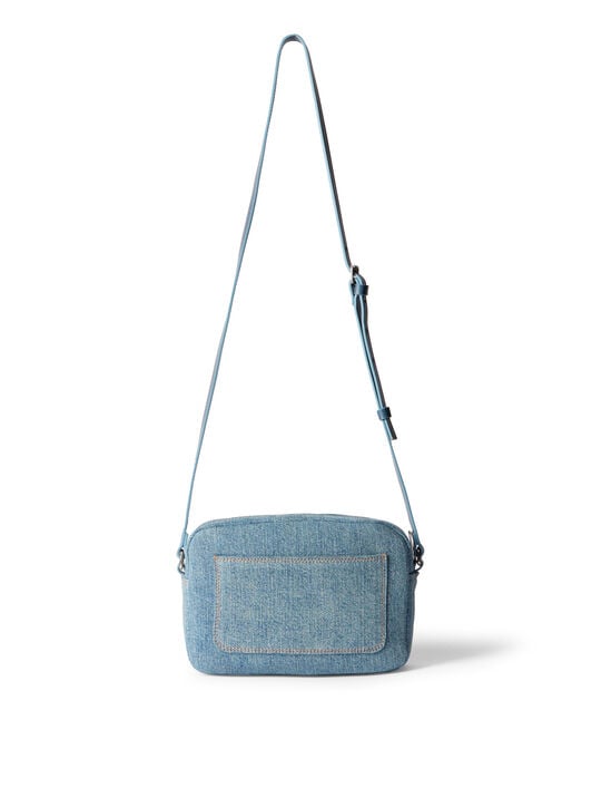Jitney Camera Denim Bag OFF WHITE Jitney Camera Denim Bag DIRTY BLUE - BLUE OWNN18JF25DEN001