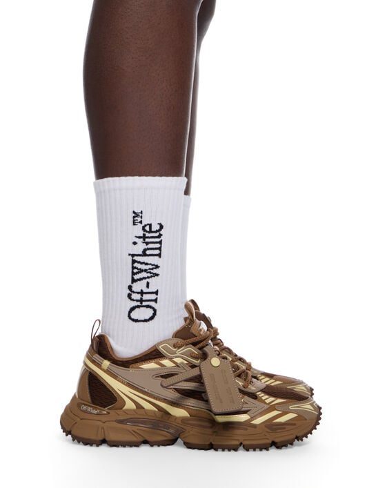 Be Right Back Sneakers OFF WHITE Be Right Back Sneakers DARK BROWN - CREAM OWIA289F25FAB001