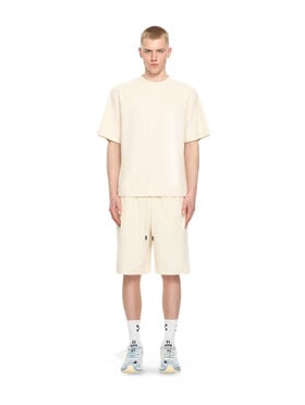 OFF WHITE Towel Terry All Over Logo T-Shirt VANILLA ICE 44MKS073F5002
