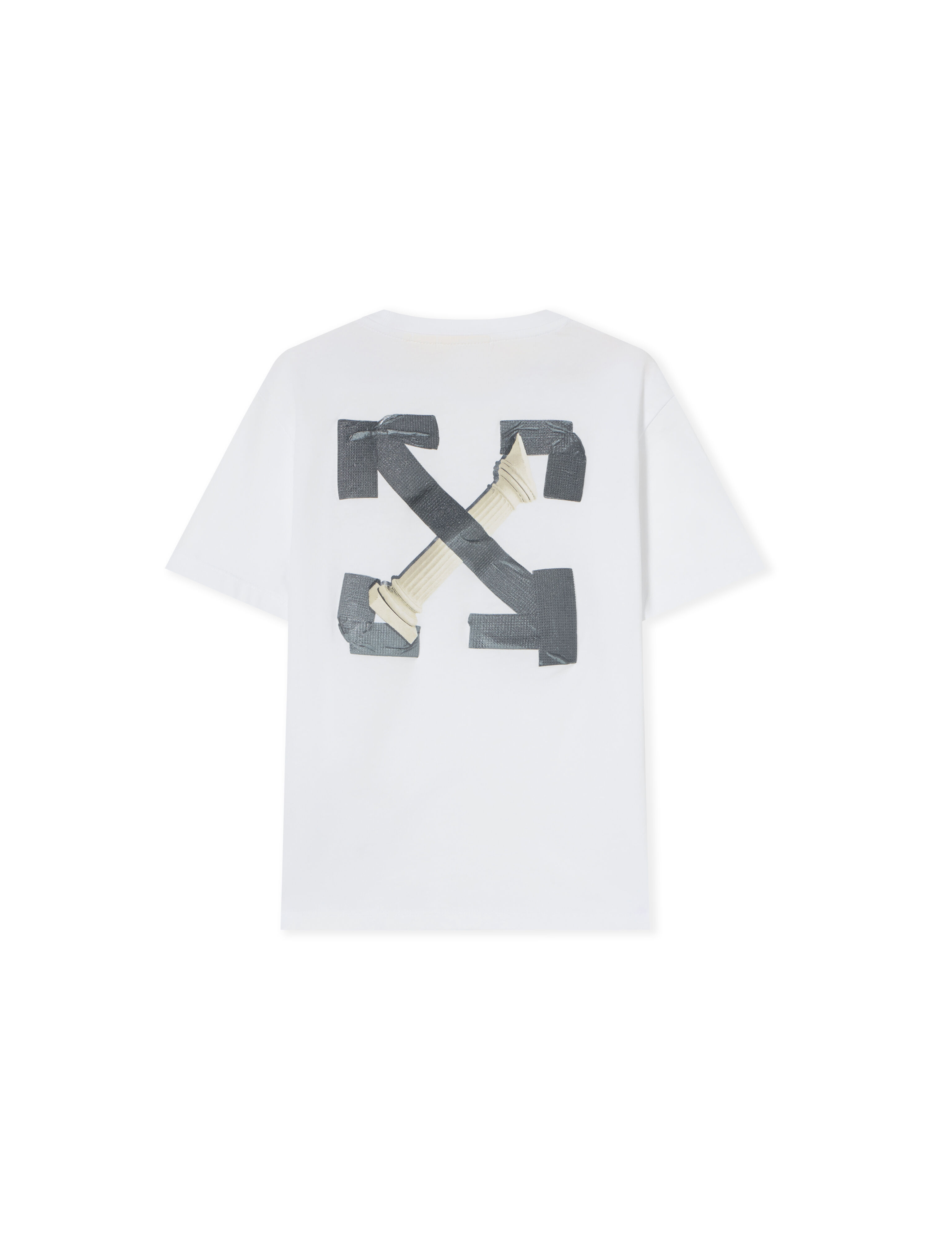 Arrow Tape Short Sleeve T-Shirt OFF WHITE Arrow Tape Short Sleeve T-Shirt WHITE 44BAA002F26J005