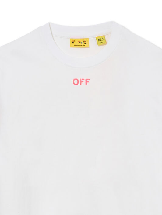 OFF WHITE Off Diag Tee L/S WHITE 44GAB001S26J001