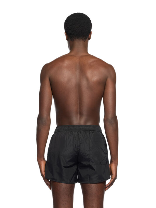 OFF WHITE Arrow Swim Shorts BLACK - WHITE OMFD015F25FAB002