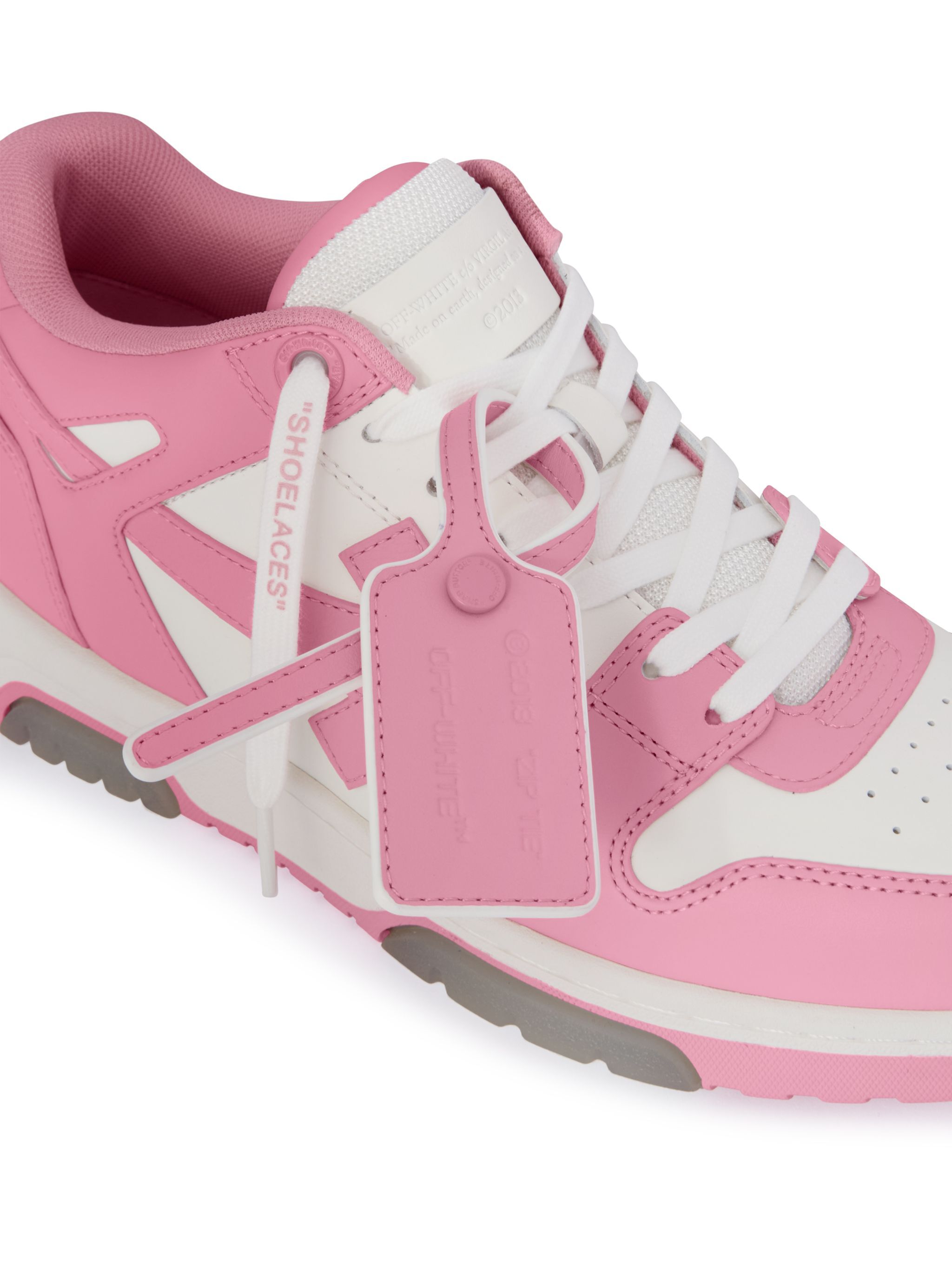 OFF WHITE Sneakers Out Of Office In Pelle Di Vitello ROSA OWIA259F24LEA003