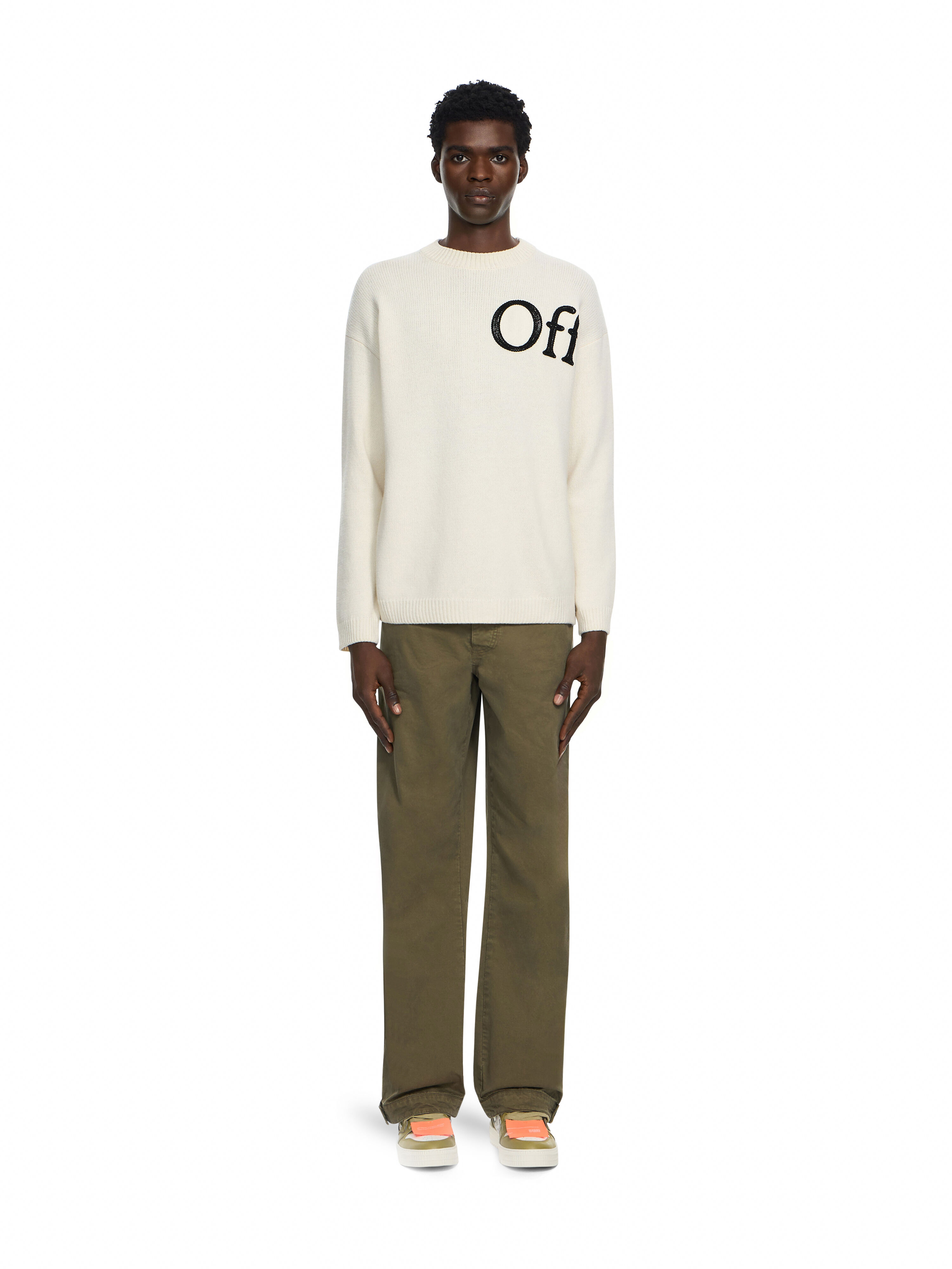 Bookish Shared Knit Crewneck OFF WHITE Bookish Shared Knit Crewneck CREAM 44MHE20QF26K001