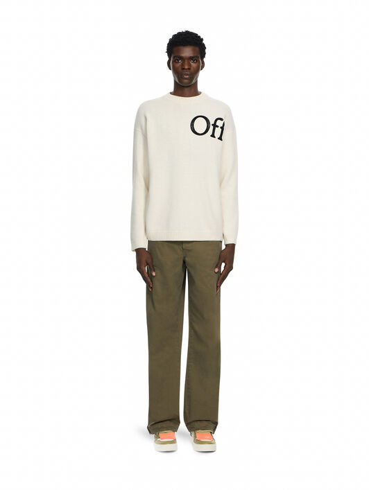 Bookish Shared Knit Crewneck OFF WHITE Bookish Shared Knit Crewneck CREAM 44MHE20QF26K001