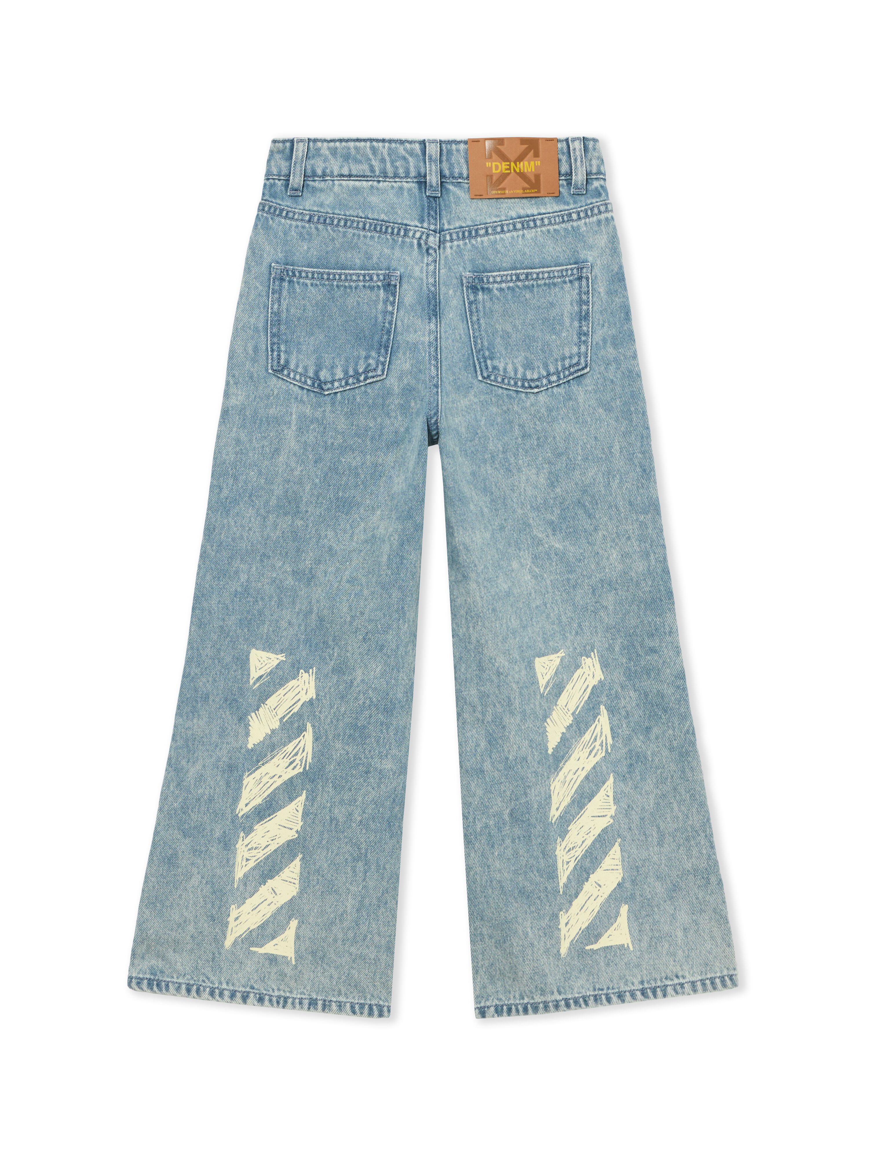 OFF WHITE Diag Sketch Denim Pant LIGHT BLUE 44GYB001S26D001