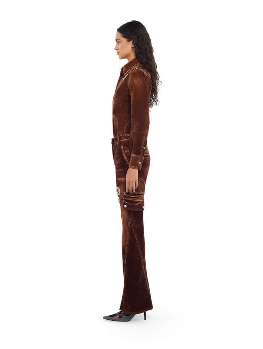 Eyelet Flock Cargo Pants OFF WHITE Eyelet Flock Cargo Pants Chestnut Chestnut 2FH00839B