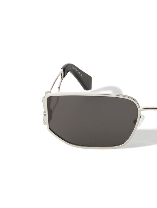 OFF WHITE Allen Dark Grey Lens Sunglasses Shiny Gold OW1027720760