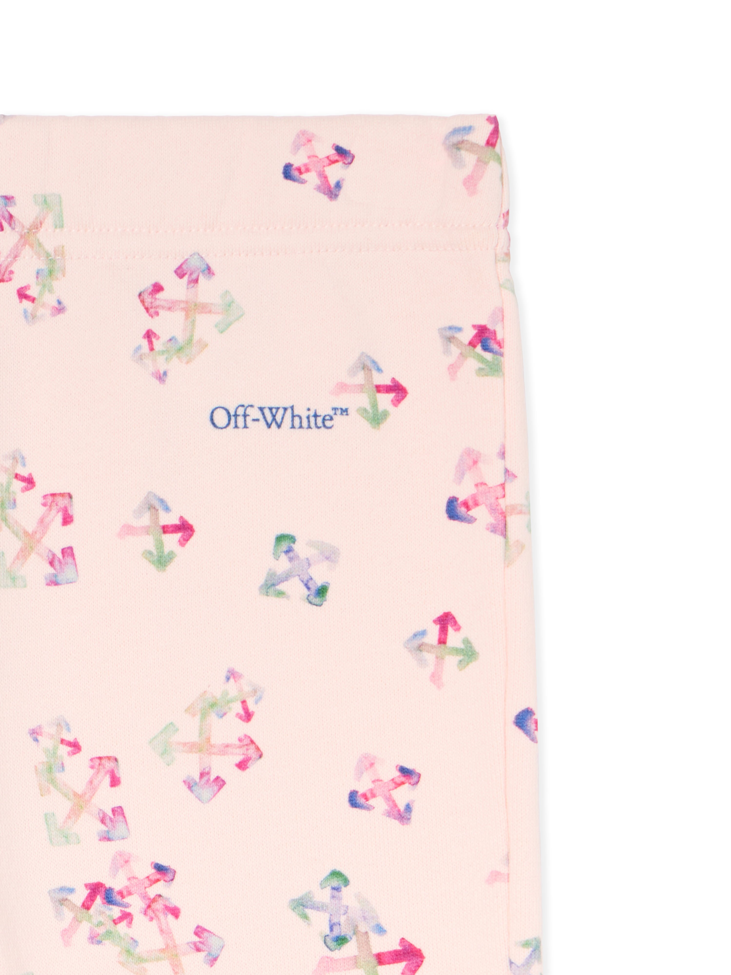 OFF WHITE Aop Arrow Logo Sweatpant ROSE PINK - MULTICOLOR OGXD001F25FLE001