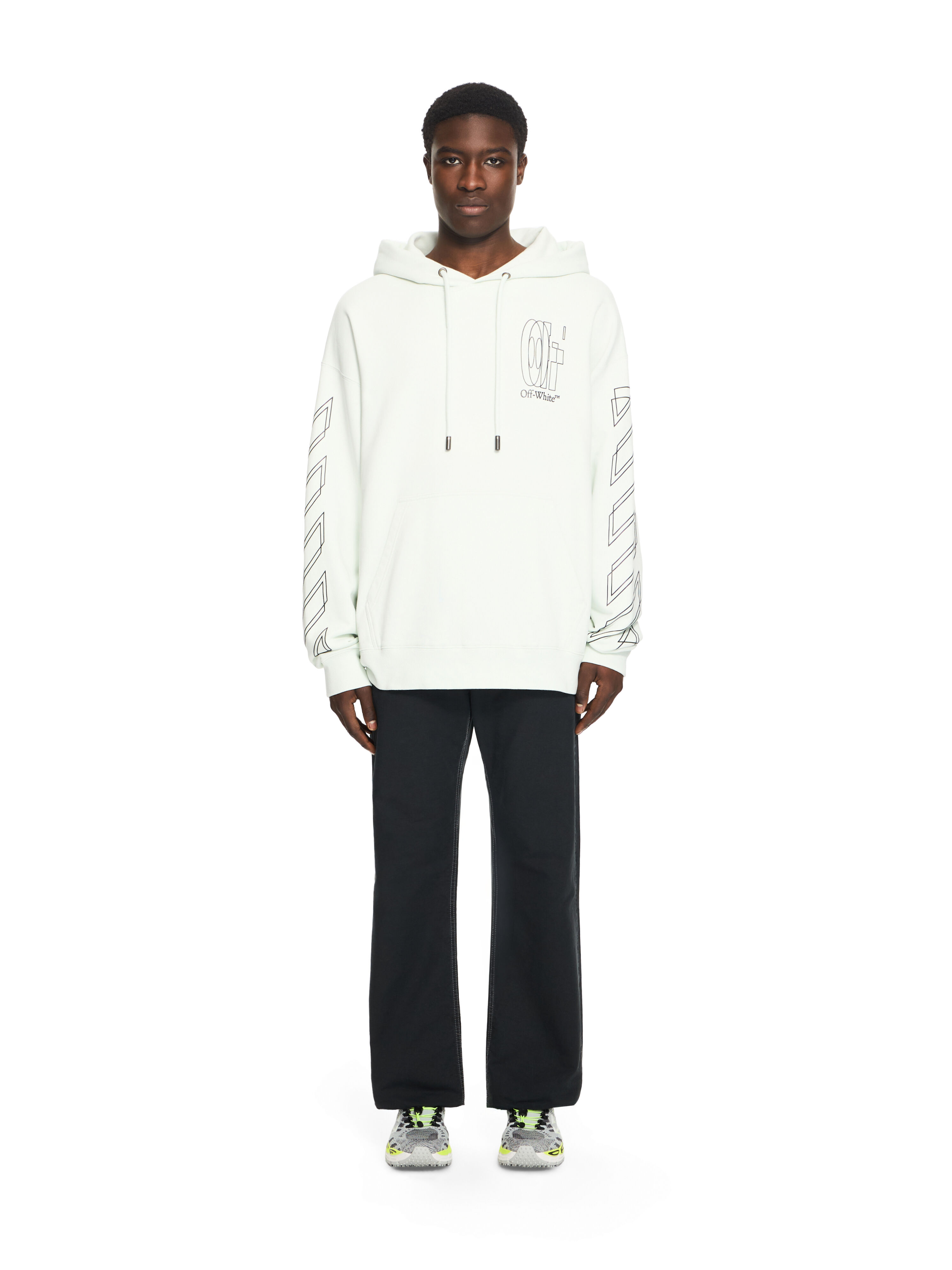 off white hoodie stock x