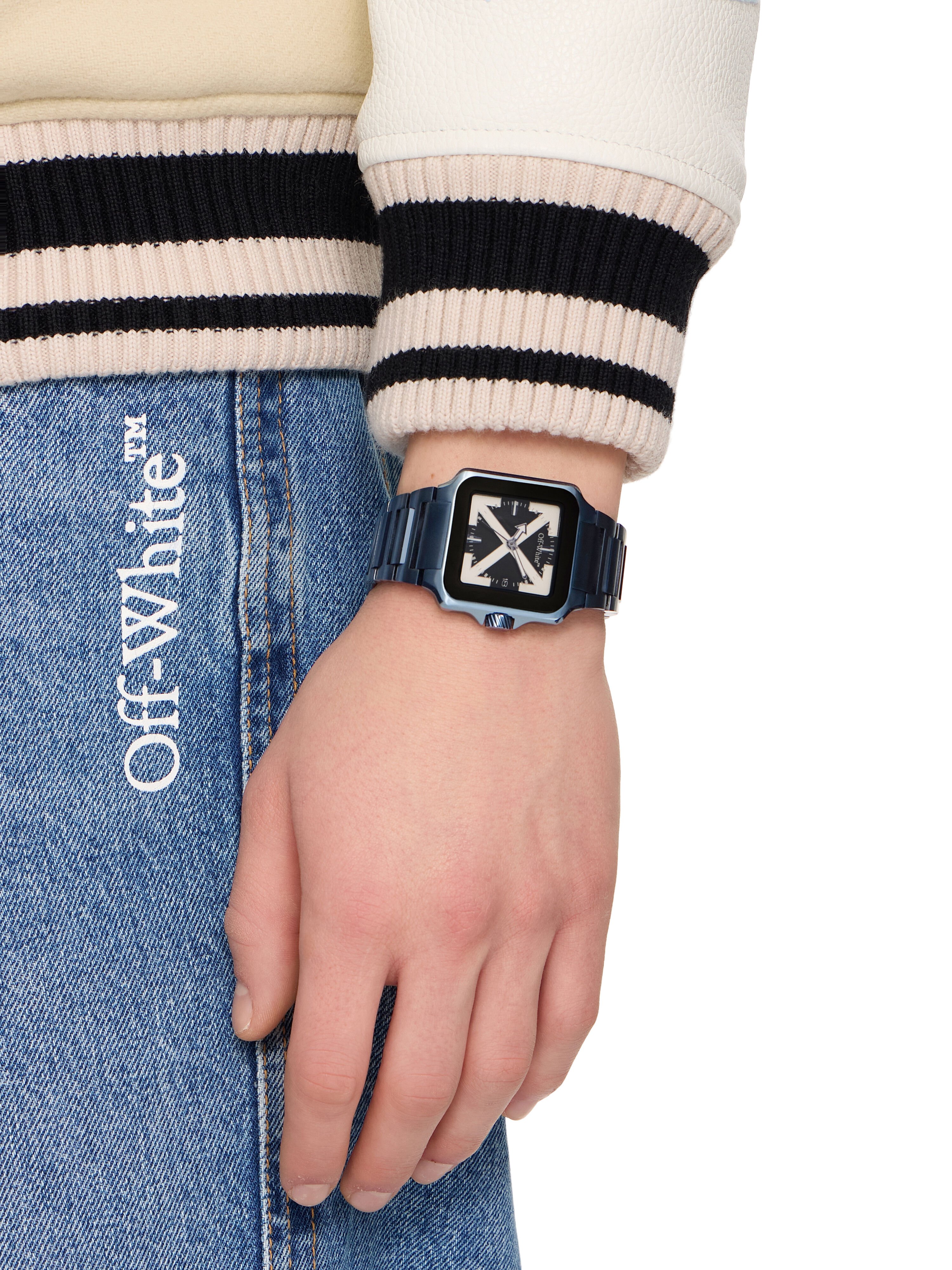 "Proto Layer" Watch OFF WHITE "Proto Layer" Watch Two Tone Blue & Black OW1G009M