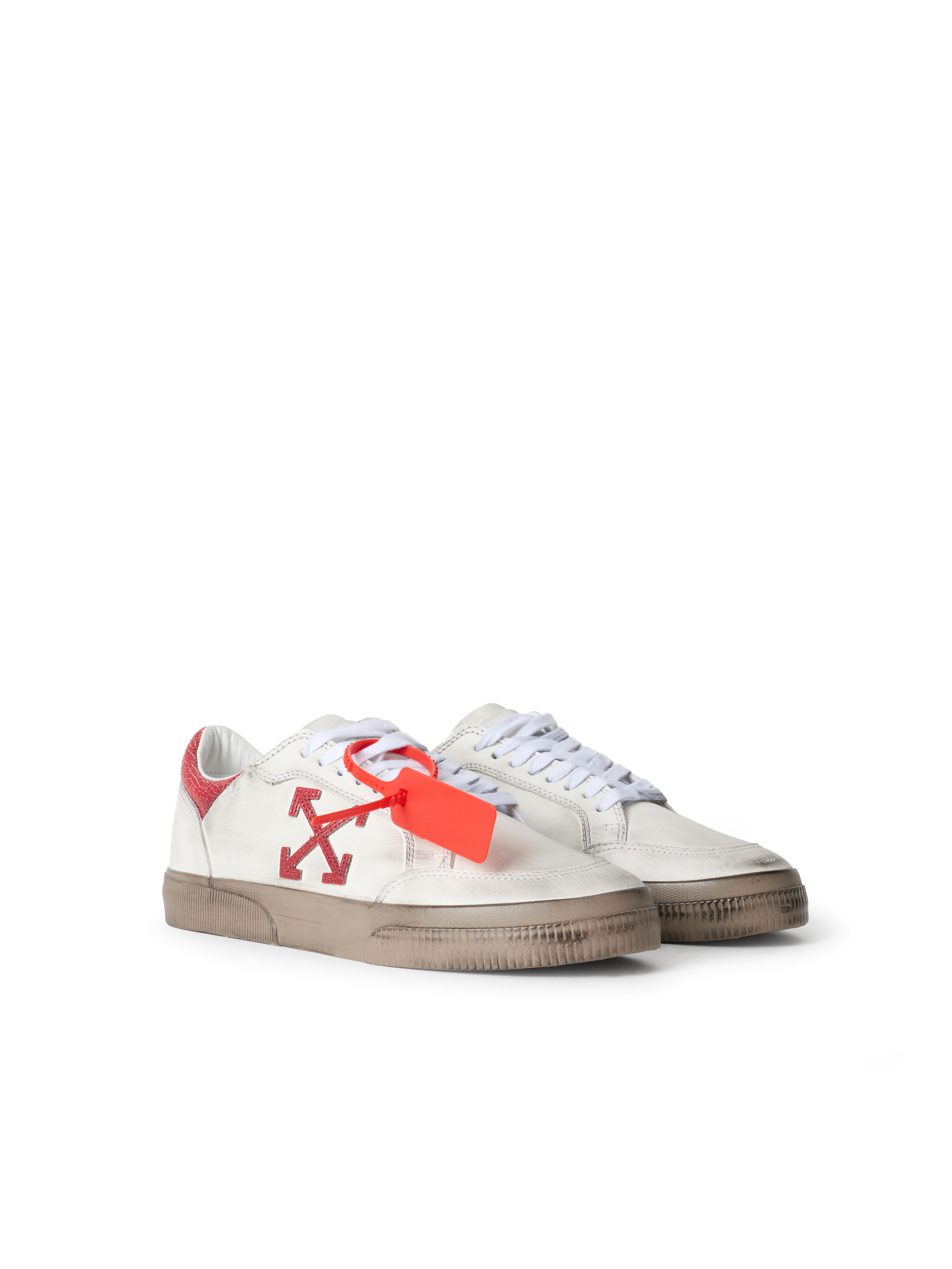Vulcanized Low Worn Out Sneakers OFF WHITE Vulcanized Low Worn Out Sneakers VINTAGE WHITE/HAUTE RED OF06386609