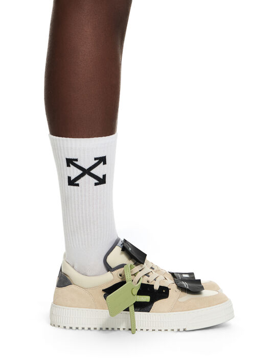 3.0 Court Low Top Suede Sneakers OFF WHITE 3.0 Court Low Top Suede Sneakers DARK GREY - OAT OMIA29KS26LEA002